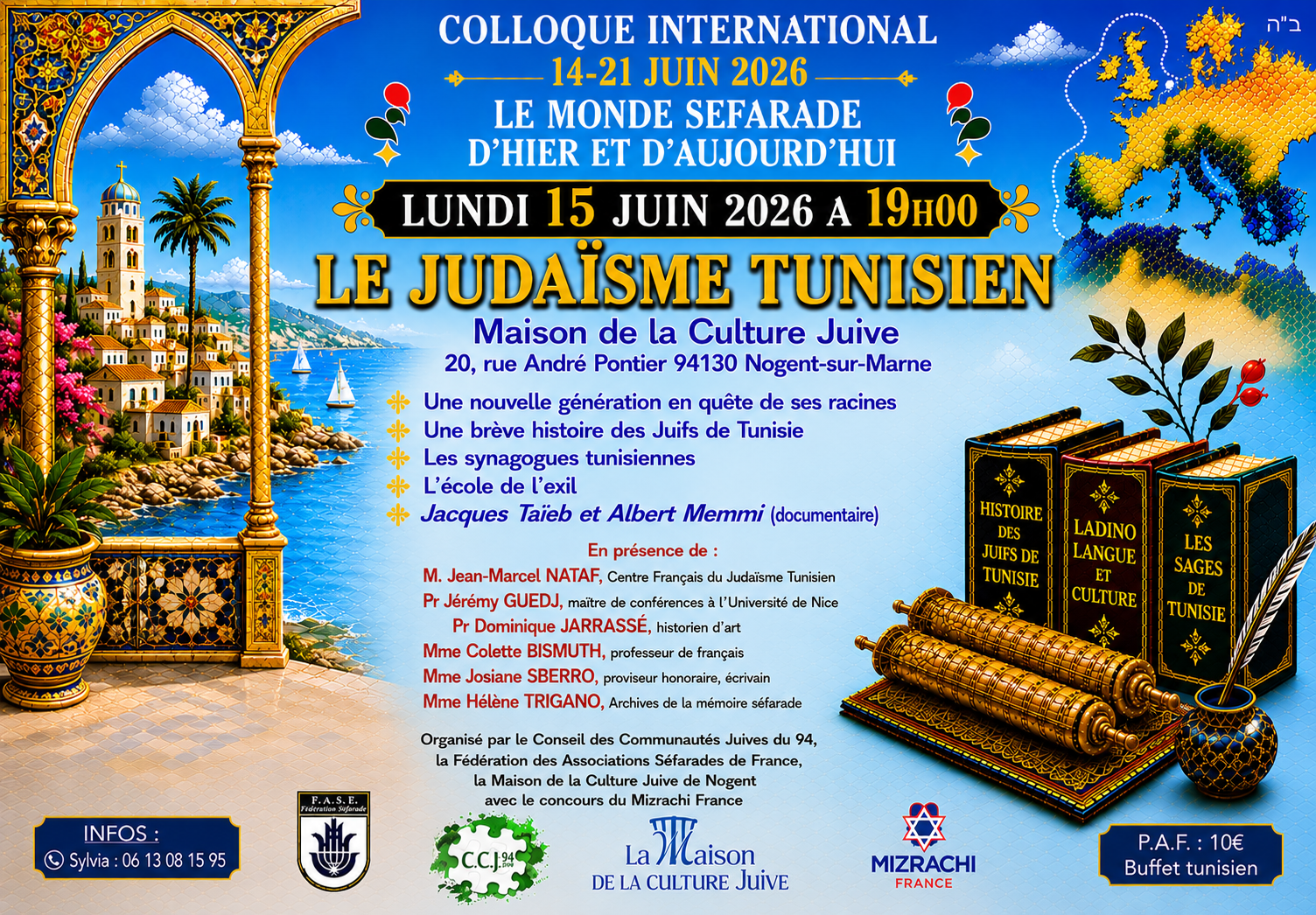 Nogent - Colloque : Le Judaïsme Tunisien