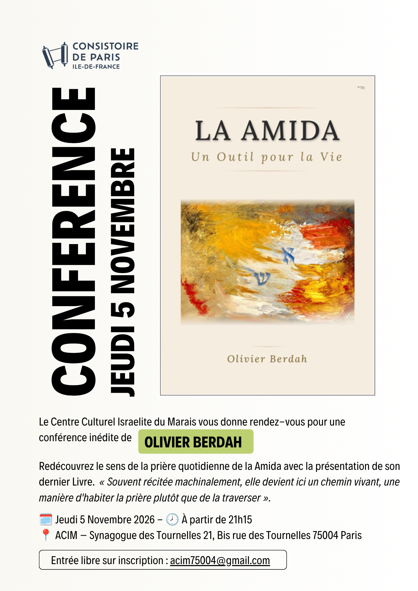 Les Tournelles - Conférence