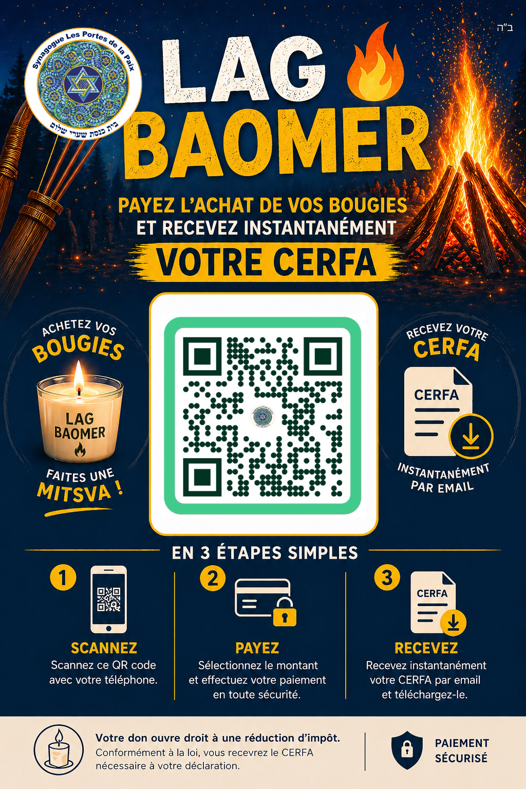 🔥 Lag Baomer 2026 à Issy-les-Moulineaux 🔥