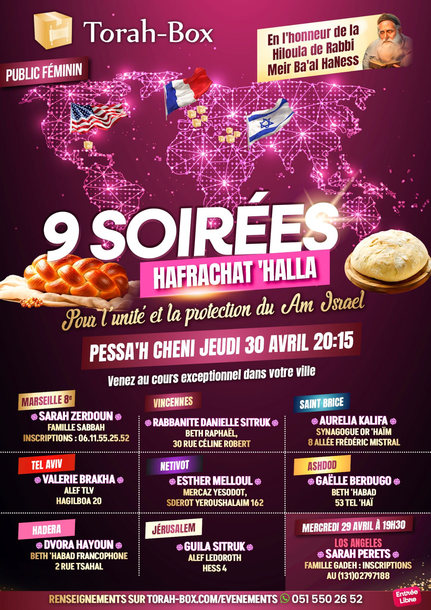 Vincennes - La Rabanite Danielle SITRUK - Jeudi 30 Avril 2026 - Pessah Chéni