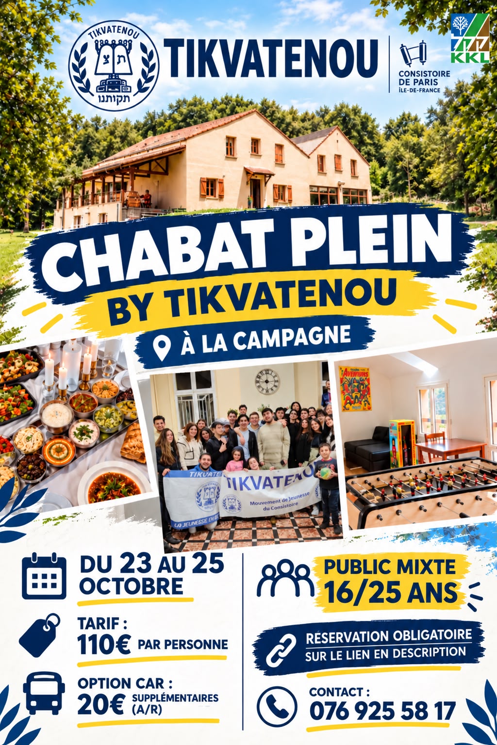 TIKVATENOU - Chabbat Plein
