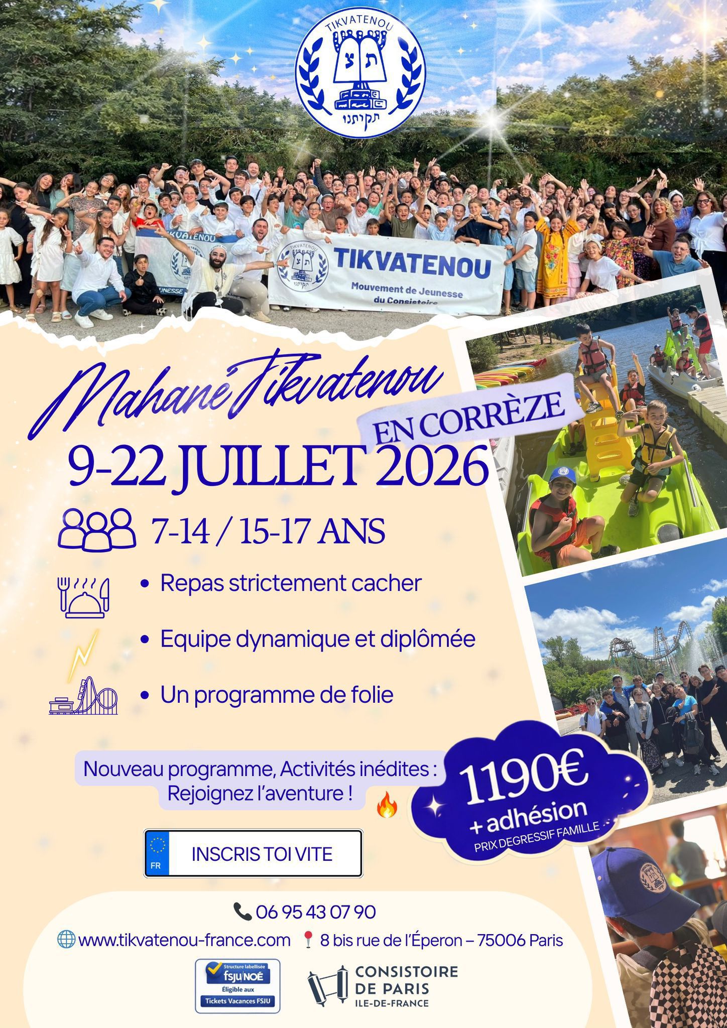 Tikvatenou : Mahané de juillet 2026